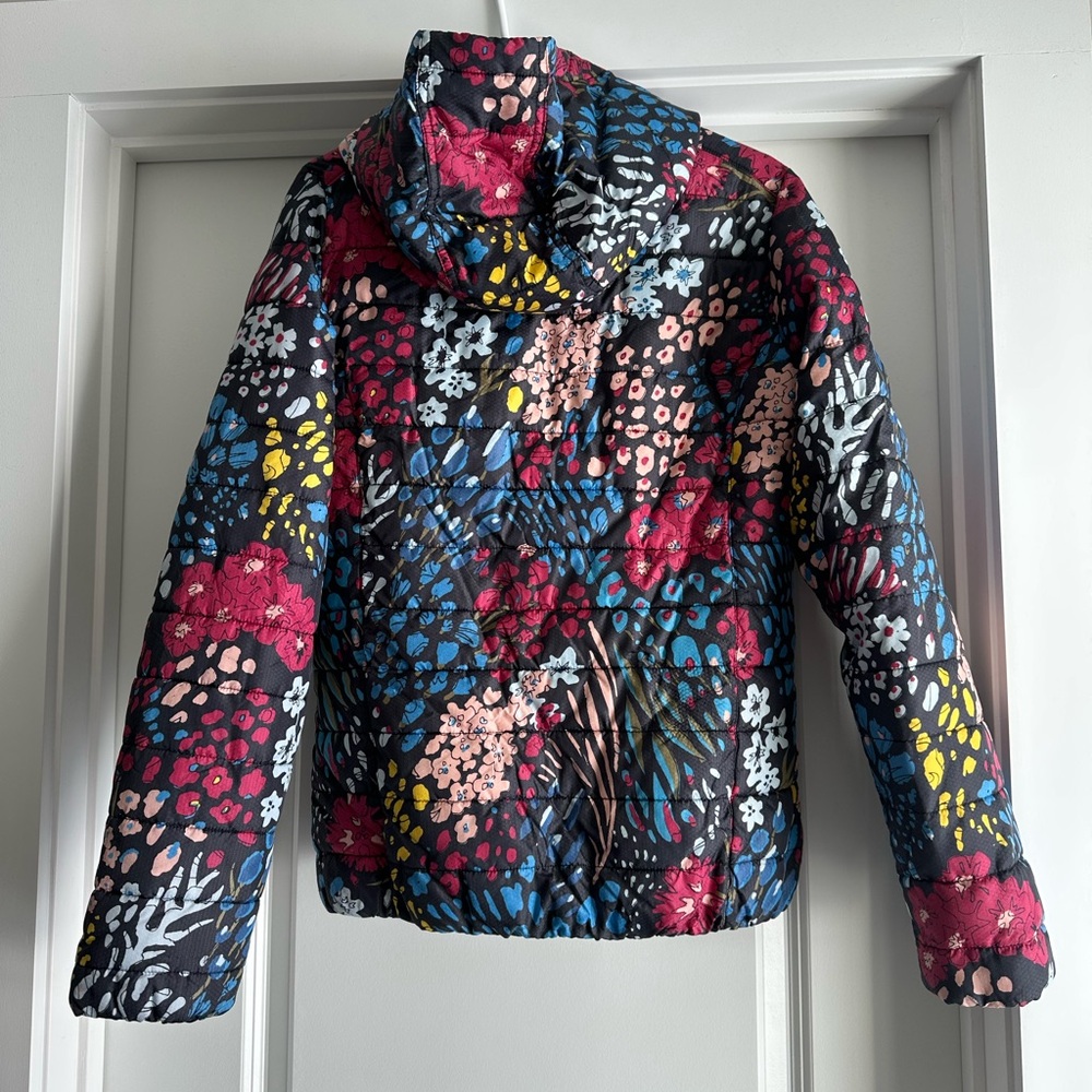 Adidas Floral Patterned Puffer Jacket - Picture 2 of 3